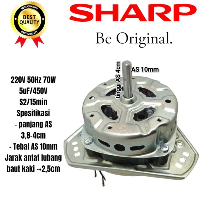 DINAMO SPIN SHARP ES T85BTK PENGERING MESIN CUCI SHARP  2 TABUNG