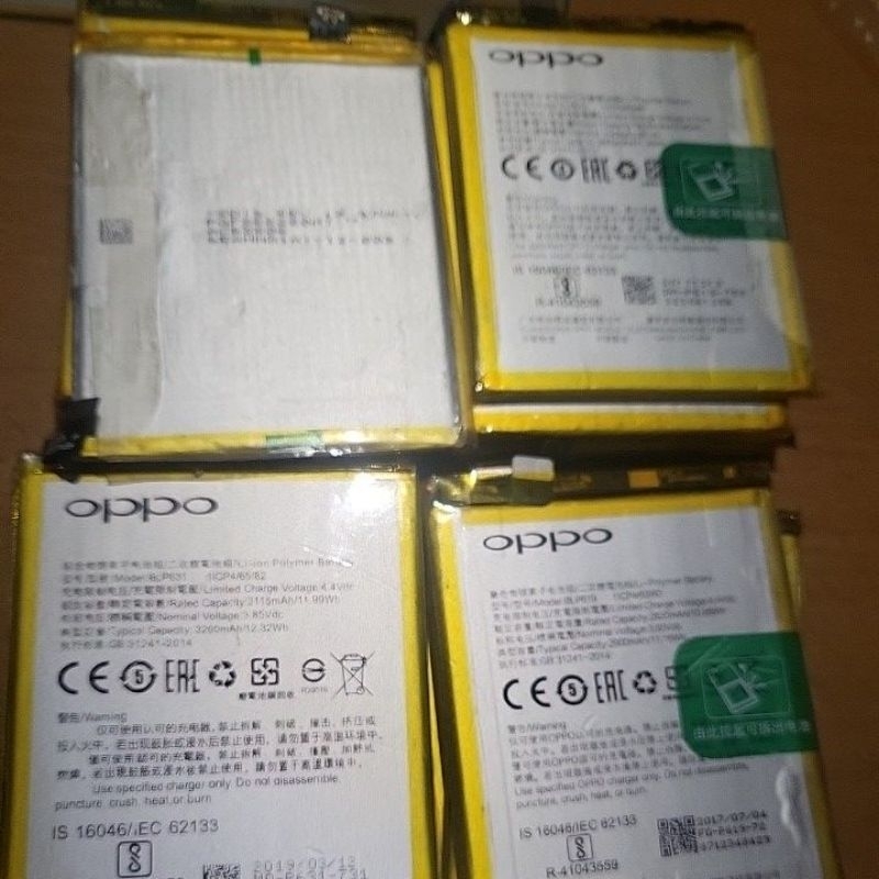 Baterai Batre Oppo A57 2016 / Oppo A39 2017 Batre Oppo Blp619 original 100%