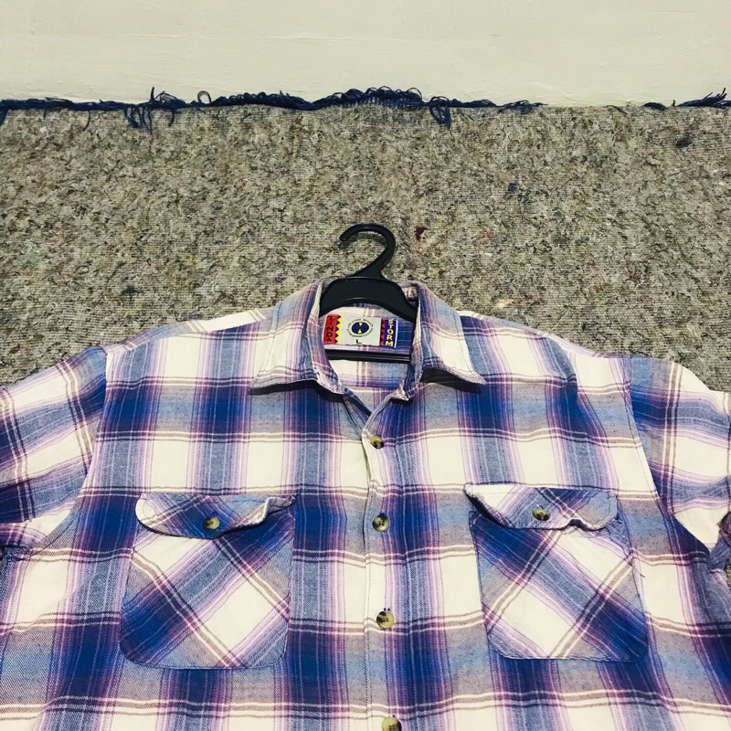 FLANEL VETERANO VINTAGE BLUE