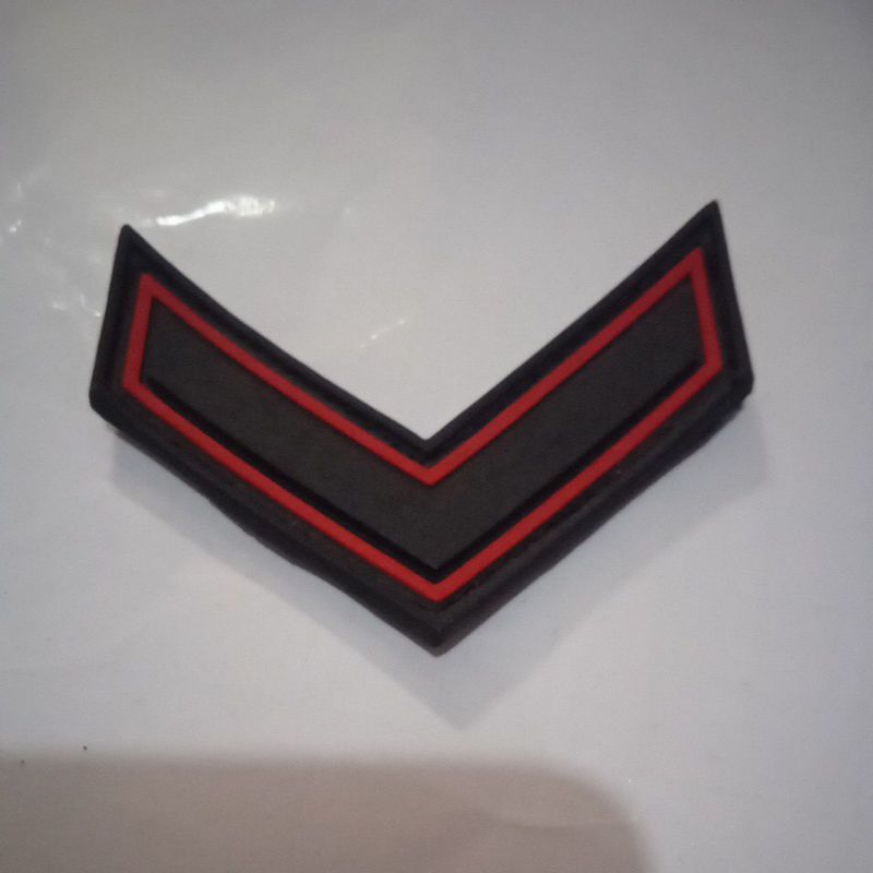 Patch Rubber pangkat Serda