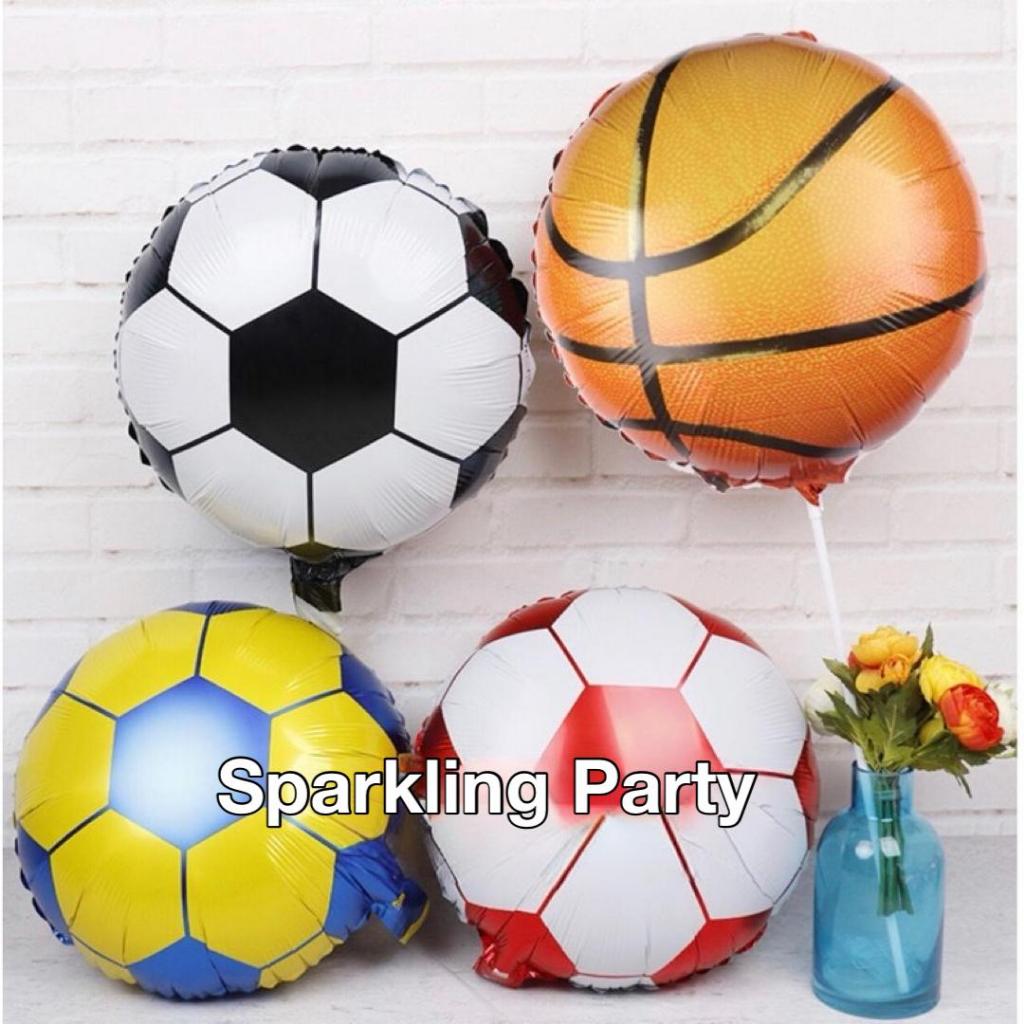 Balon foil karakter bola/bola basket/soccer/sepak bola/voley ball