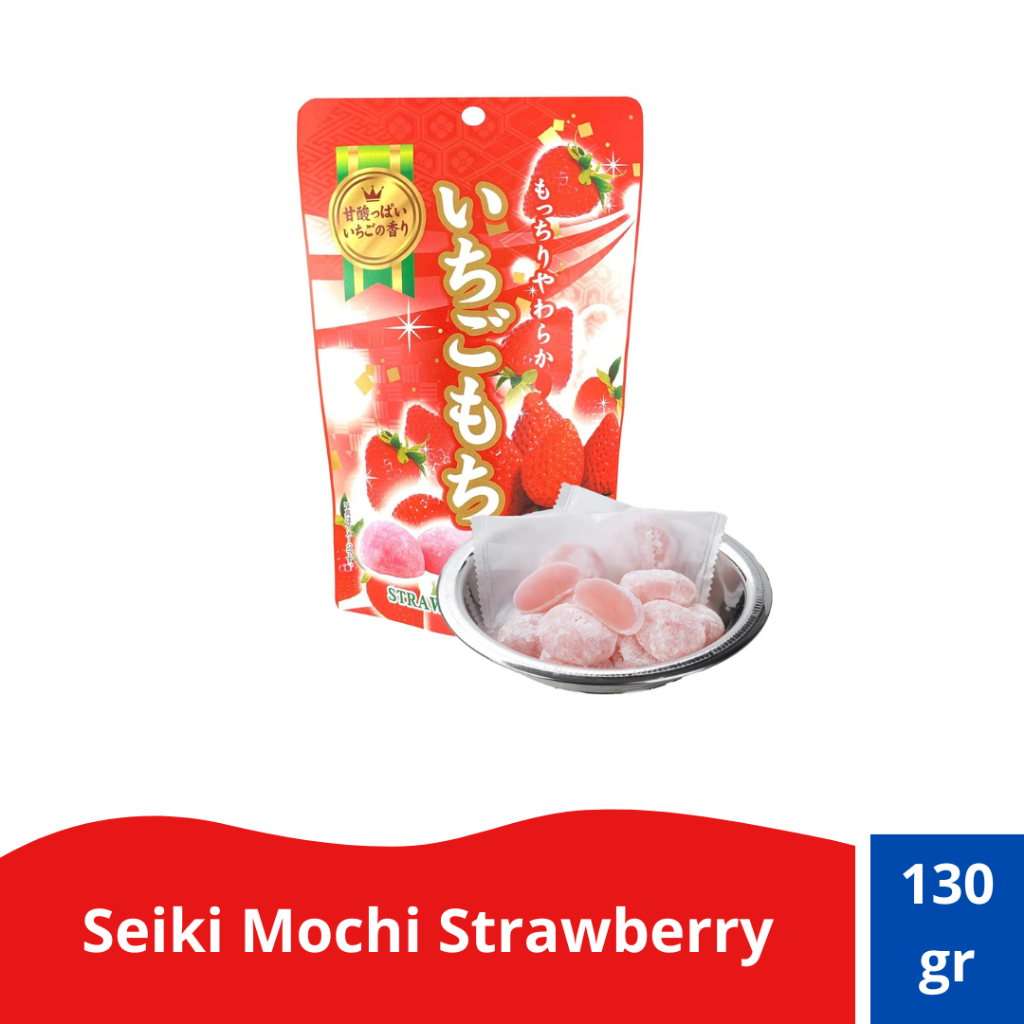 

Seiki Mochi Strawberry/ Mochi Strobery Jepang 130 Gr