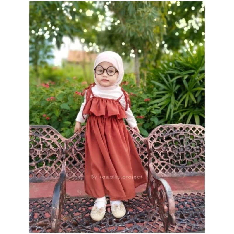 OUTER DRESS HANA sale/gamis anak/dress anak