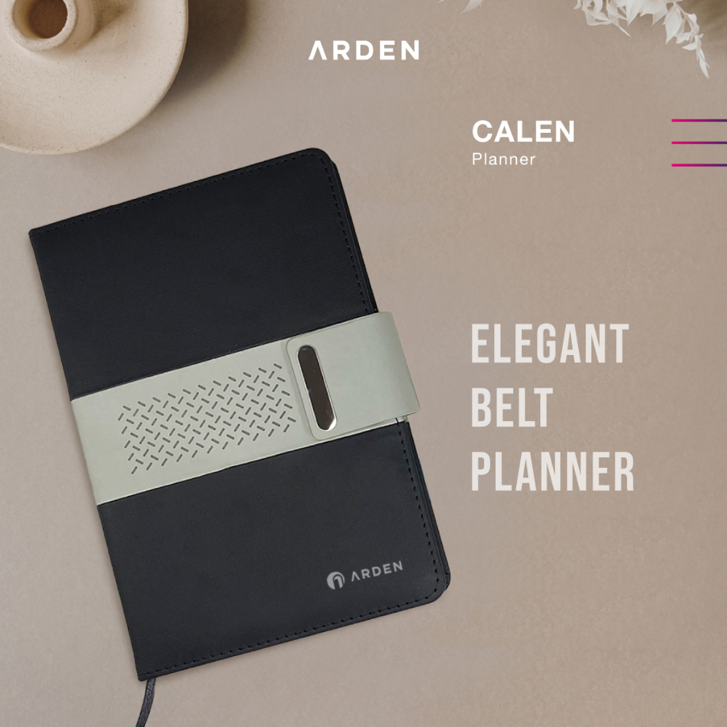 

ARDEN Calen Planner with Leather Belt