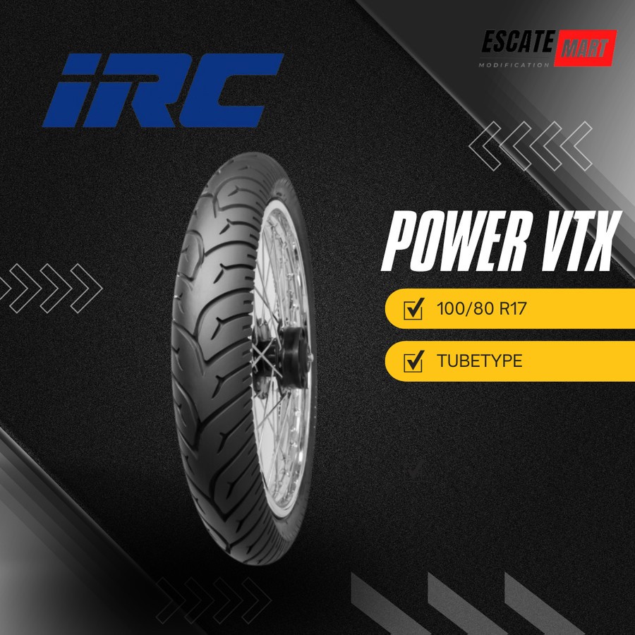 MIZZLE POWER VTX 100/80-17 Tubetype - Ban Motor Mizzle Power VTX 100/80 Ring 17 Tubetype