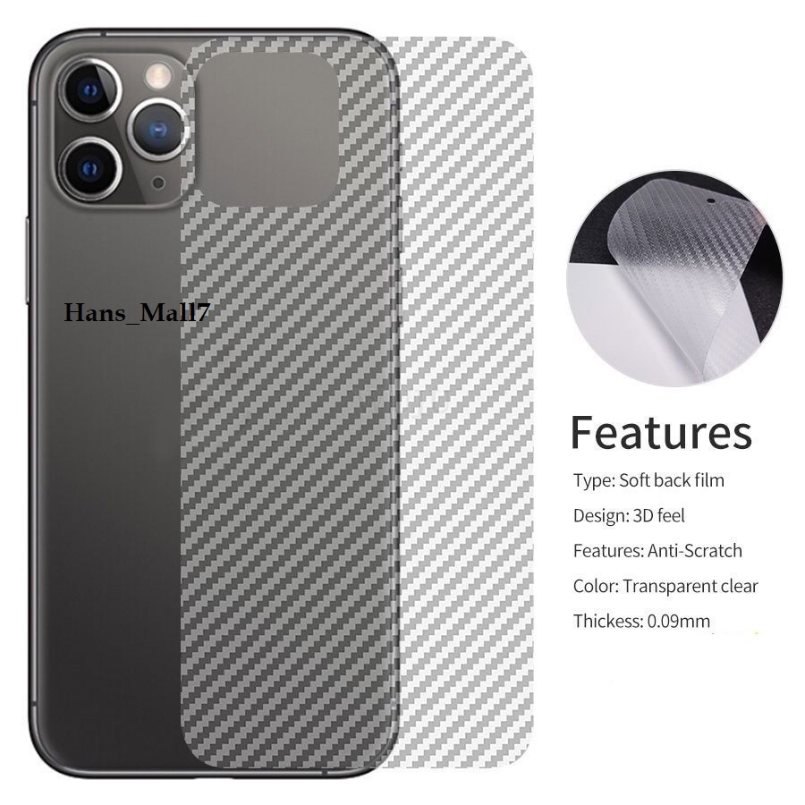 Hans- Skin Carbon Clear INFINIX HOT 50 50i 50Pro+ Nfc 40 40s 40i 40Pro 12 PLAY 12I 11 11S 10 9 8 20S