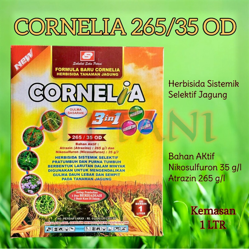 CORNELIA 3in1 1L Herbisida Sistemik Selektif Tanaman Jagung FREE KAOS