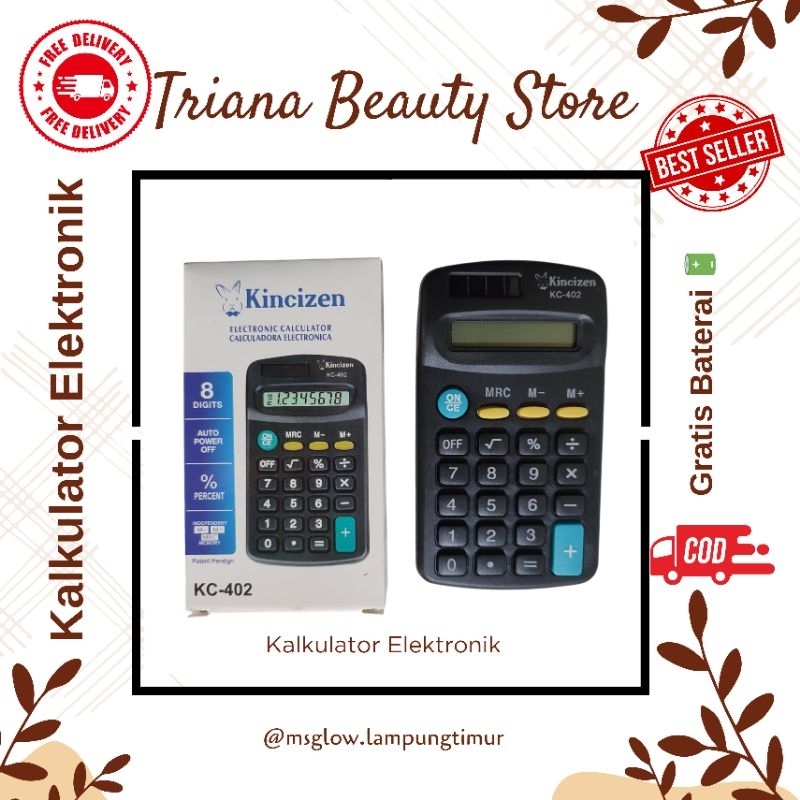

Kalkulator KK-402 Kalkulator Kincizen 8 Digit