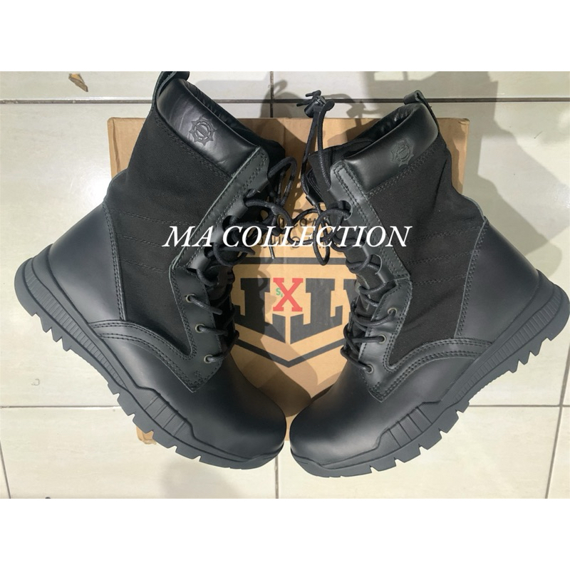 sepatu pdl Hitam ( BATTLE X ) jatah Brimob