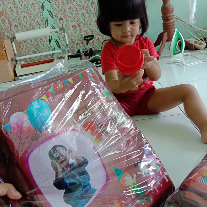 

Tas ulang tahun anak custom foto murah