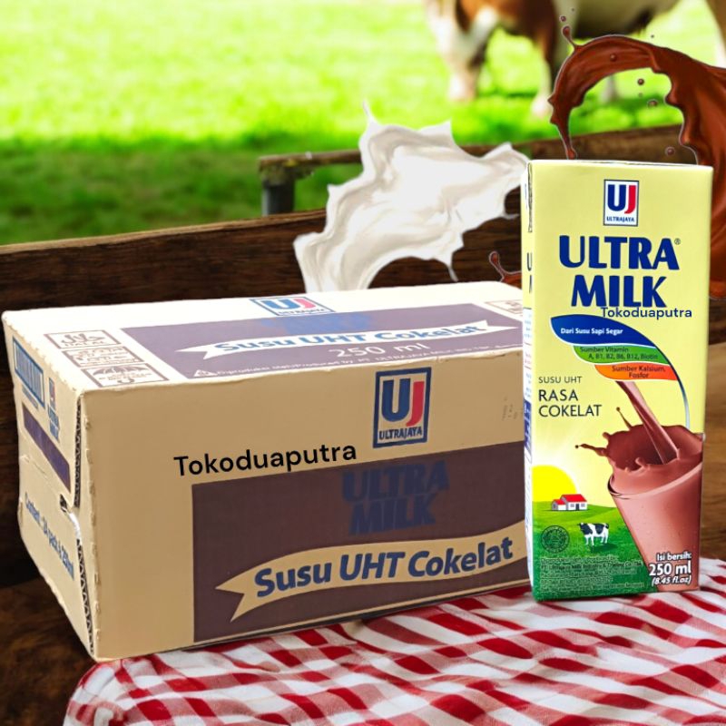 

Susu Ultra UHT Milk Coklat 250 ML ( 1 dus X 24 PSC)