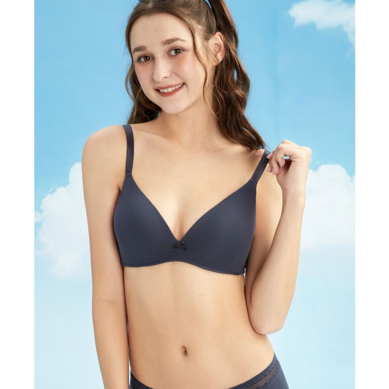 BYH191 bra young hearts tanpa kawat katun modal 34C 36C 38C