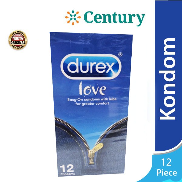 Kondom Durex Love Isi 12 / Alat Kontrasepsi / Kondom