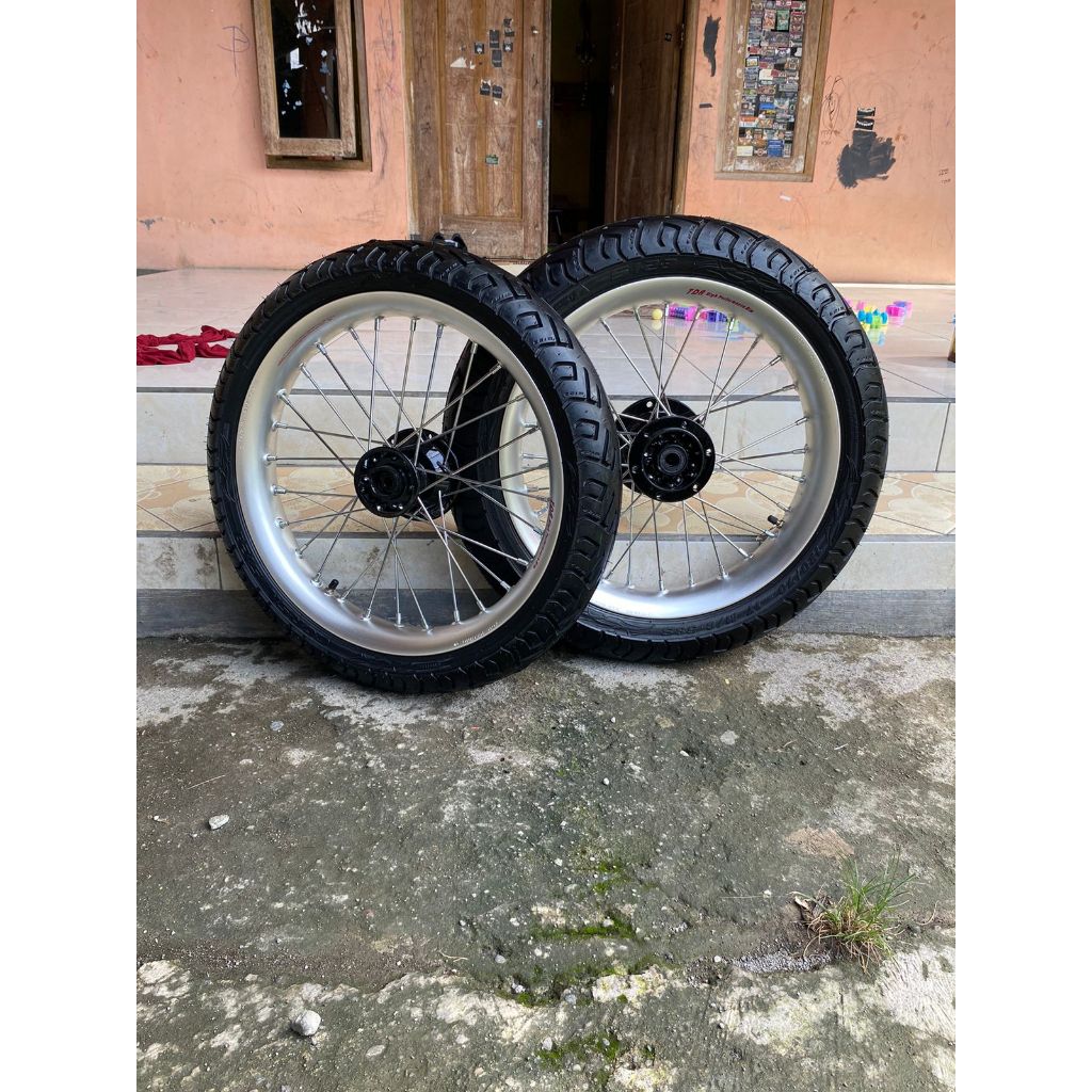 Roda Supermoto KLX Velg TDR Murah Ukur 215/250 Ring 17 Ban Corsa Baru