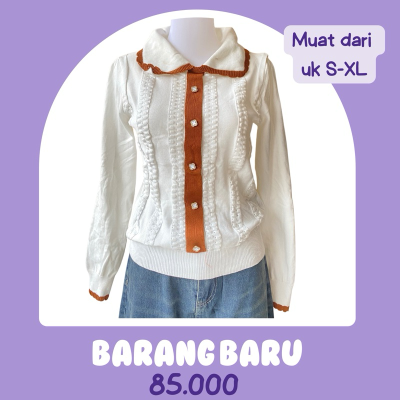 baju wanita/lengan panjang/baju rajut