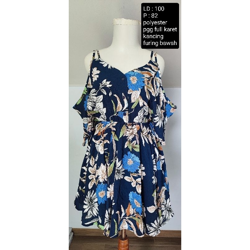 C07 Preloved Dress Midi dress Dress katun Dress overall Atasan Blouse Tunik Dress murah