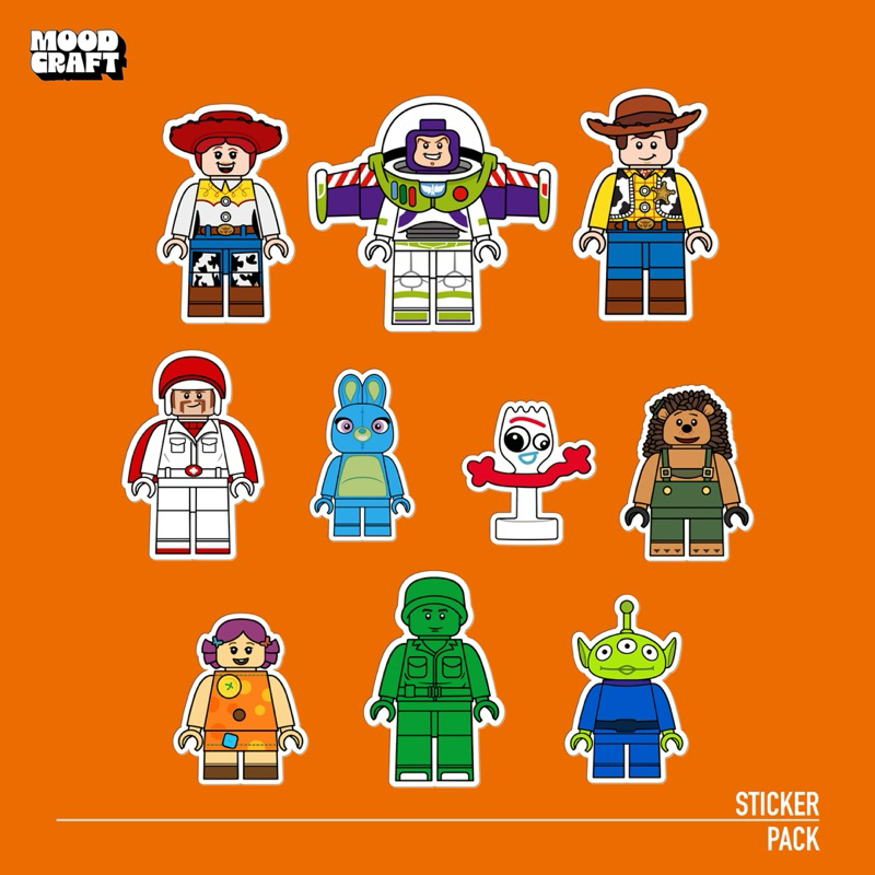 

Toy Story Sticker Pack - Sticker Vinyl - Stiker Laptop Aesthetic | SP - 055