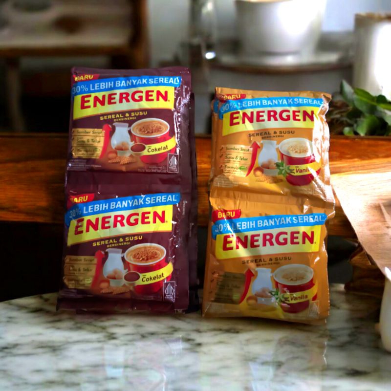 

Energen Coklat&Vanilla Kemasan EXTRA 35g ISI 10sachet