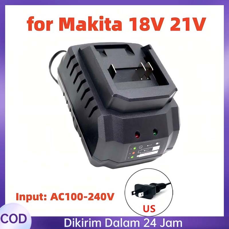 21v-24v Charger Makita Lithium Bor Charger Bor Baterai Makita Casan Cas Baterai Cordless Nagawa Bor 