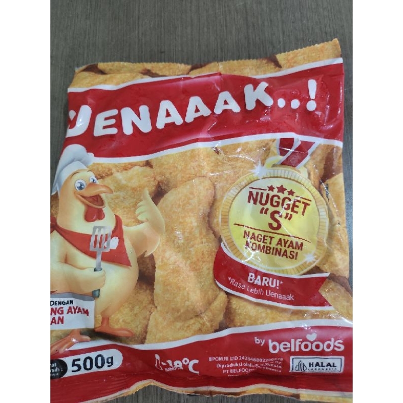 

Naget/Nugget "S" Ayam Belfoods 500gr