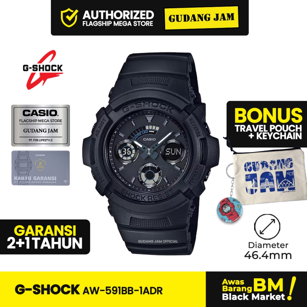 Jam Tangan G-Shock AW-591BB-1ADR AW-591BB AW-591 AW591BB AW 591BB