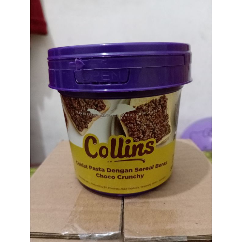 

Mohon Dibaca Dulu 350g Collins Choco Cruncy Malt Crispy Selai Coklat Pasta Dengan Sereal Beras Kemasan 350g ( Expired Mei 2025 ) Bukan Ukuran 1 KG