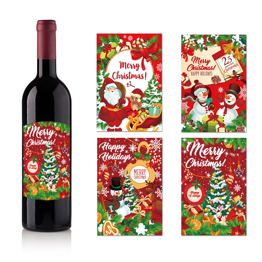 

Rhebar Stiker Natal | Label Sticker Natal | Stiker Natal serba guna | Stiker Untuk Hampers | Stiker