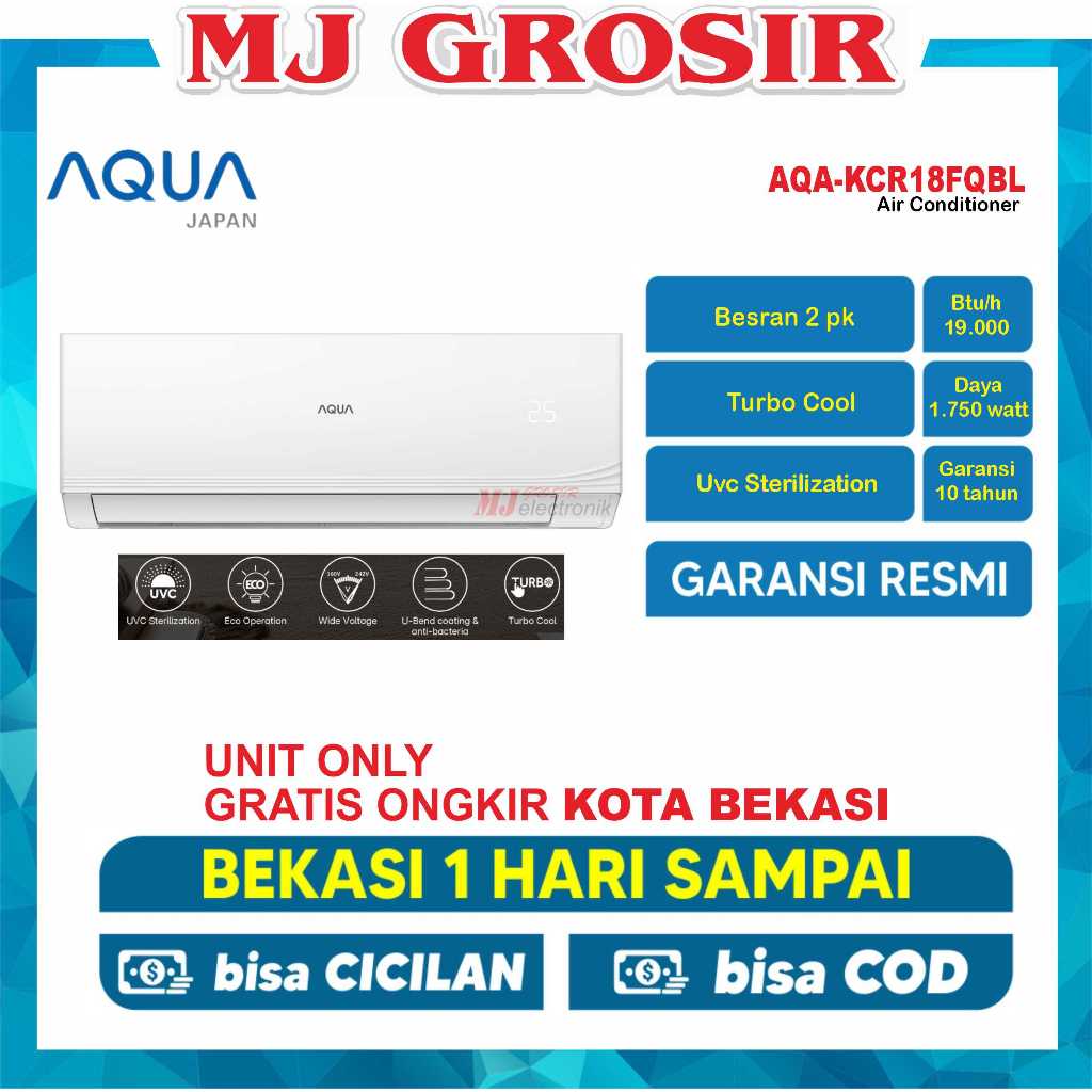 AC AQUA JAPAN AQA KR 18 FQBL 2 PK LOW WATT UNIT ONLY