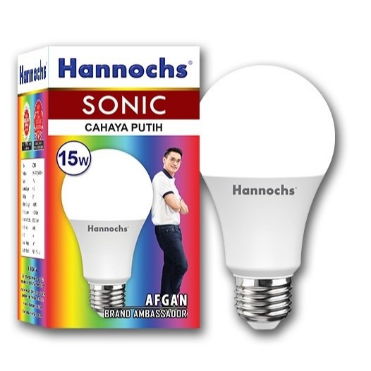 Hannochs Sonic Lampu LED 15 Watt Cahaya Putih / Kuning