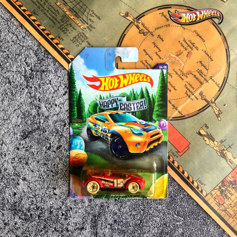 [ CFT96 ] Hot Wheels Regular Happy Easter Super Gnat Special Serie - Mainan Mobil Balap