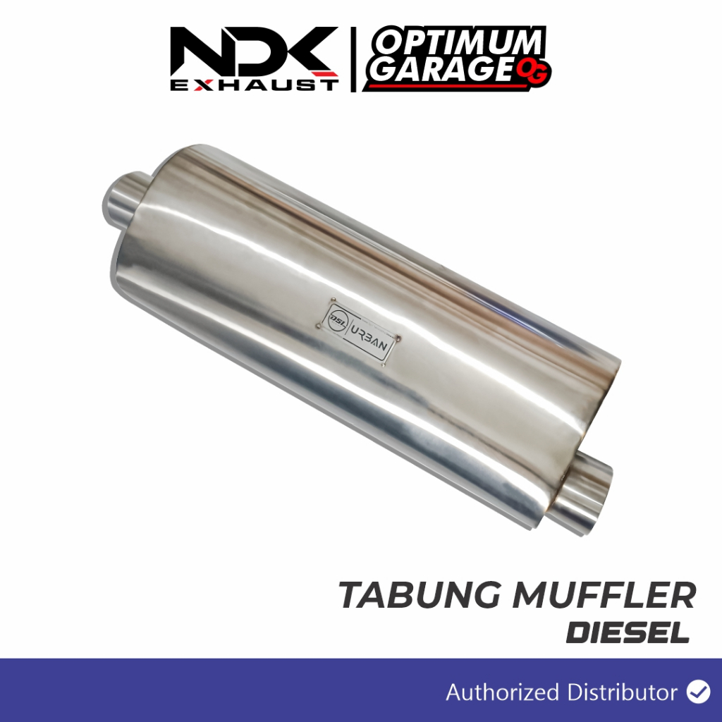 KNALPOT MOBIL DIESEL  NDK EXHAUST TABUNG MUFFLER URBAN UNIVERSAL