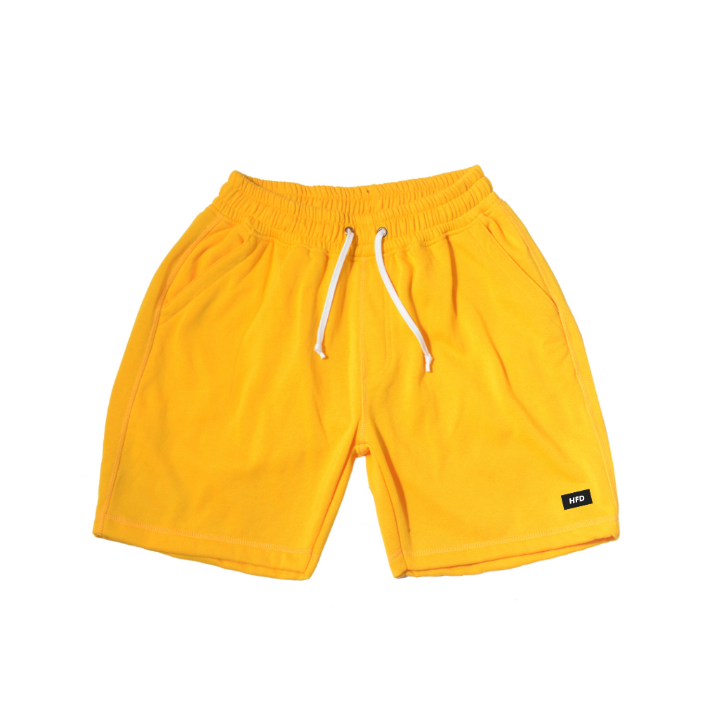 HFD Celana Pendek Boardshort Kuning Pria Wanita Premium Original Tebal