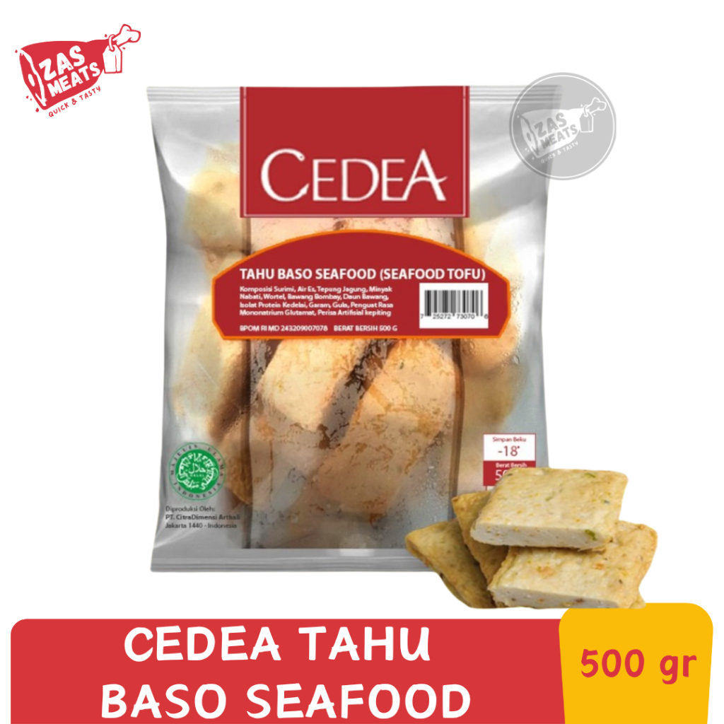 

CEDEA TAHU BASO SEAFOOD 500GR | Cedea Seafood Tofu 500 gram