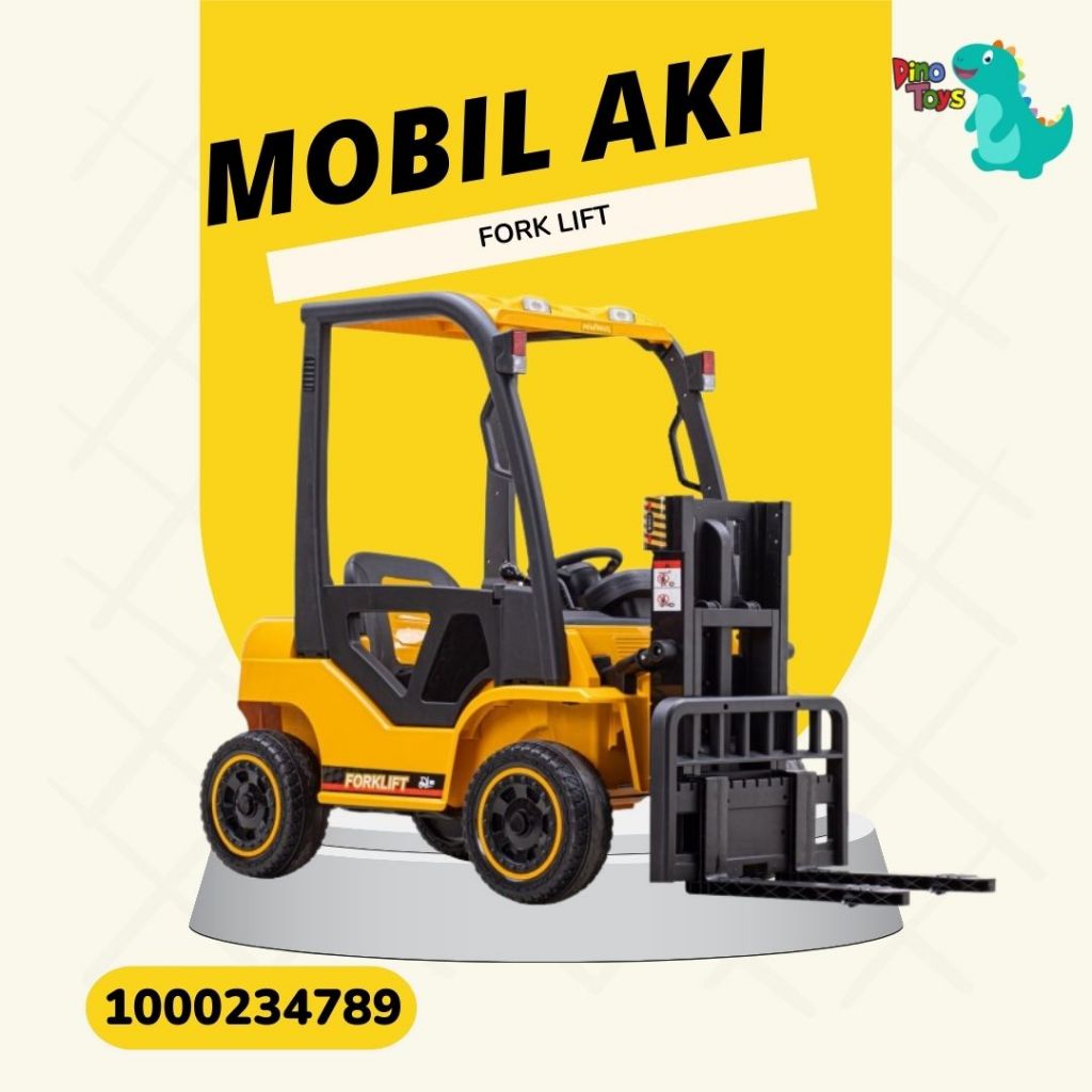 MOBIL AKI FORKLIFT NUWA NW37 MOBIL AKI ANAK FORK LIFT DINO TOYS UNGARAN NW37