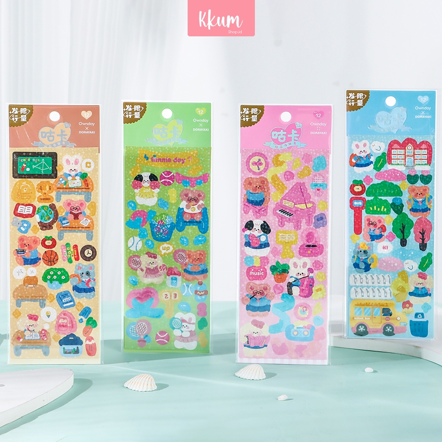 

Stiker Cartoon DIY Dekorasi Bear Cute