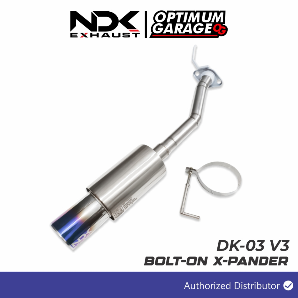 Knalpot Mobil Ndk Exhaust Muffler Dk-03v3 Plus Bolton Cacingan Mobil Mitsubishi Xpander