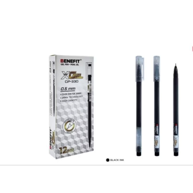 

1 psc Pulpen gel GP330 benefit licin dan nyata