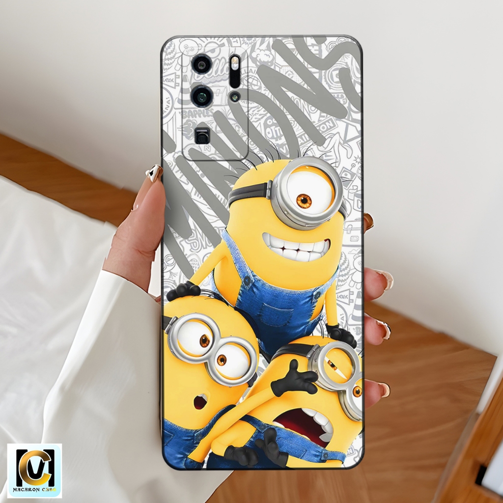 Casing Hp Huawei P30 | P30 Pro | P30 Lite | P40 | P40 Pro Terbaru Motif Minion - Case Huawei P40 Pro