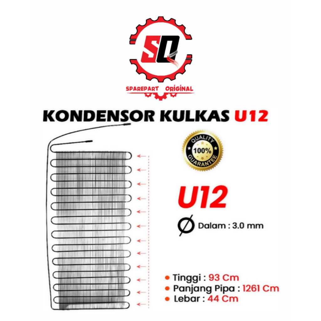 Kondensor Tembaga Kulkas Showcase Freezer Box 12U Solusi Cerdas untuk Pendinginan Optimal | Dingin M