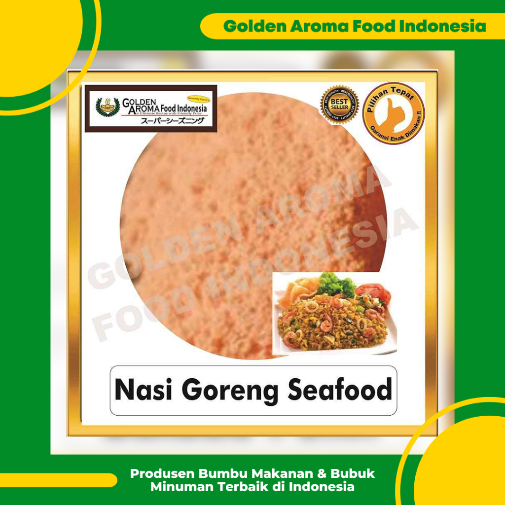 

Bumbu Tabur Rasa Nasi Goreng Seafood 1Kg, Jual Bubuk Tabur Seafood Fried Rice Murah Enak Aman