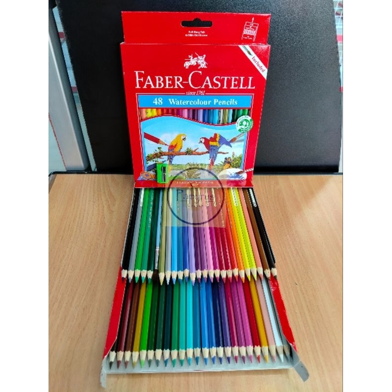 

Faber-Castell Pensil Warna 48pcs Cat Air Pensil Warna Watercolour Pencils 48pcs