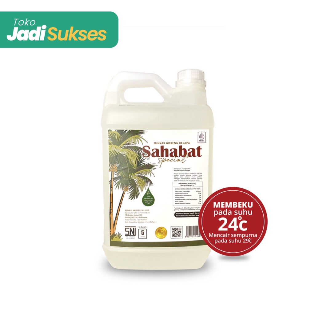 

Sahabat Special Minyak Goreng Kelapa Jerigen 5L (5000 ML)