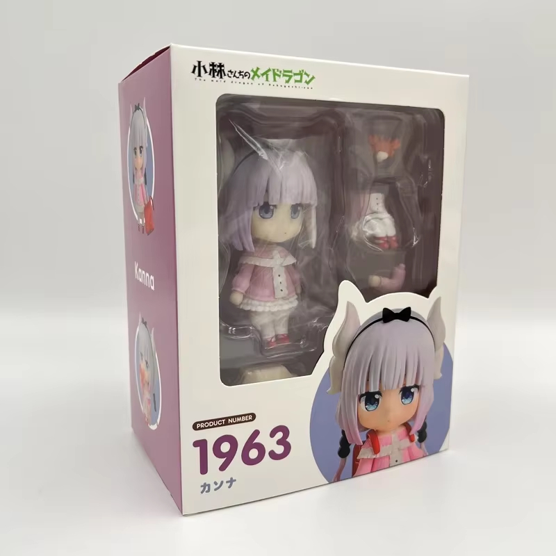 Boluner Nendoroid Kanna 1963 Nendo Miss Kobayashi Dragon Maid Anime PVC Figure Toy