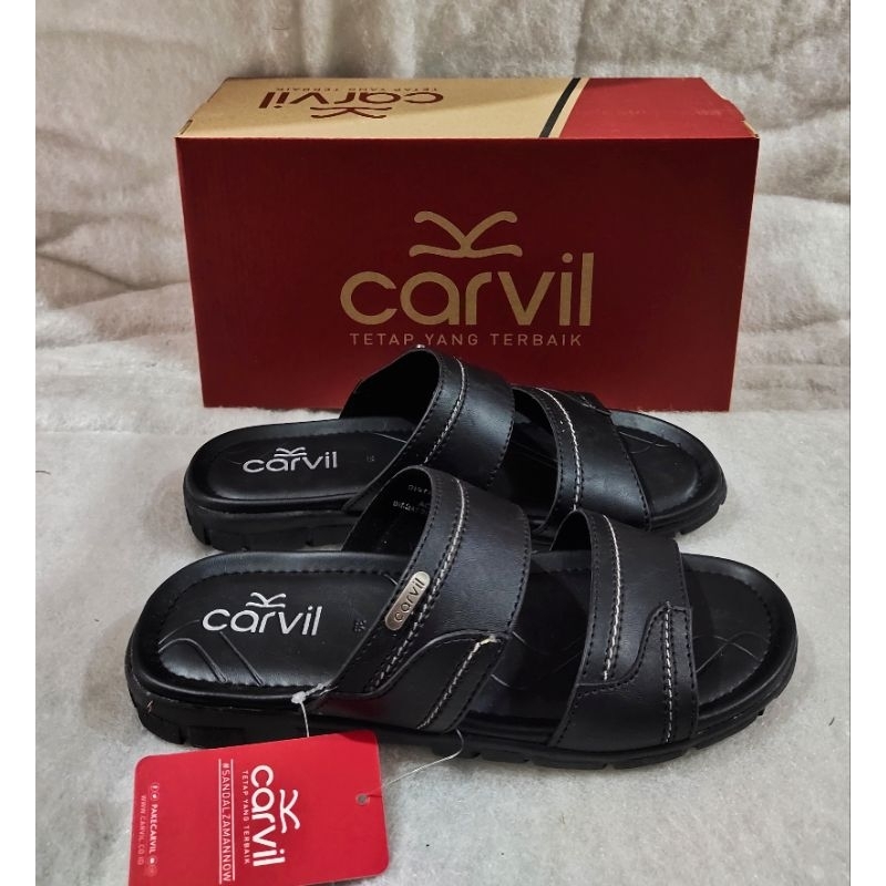 sandal carvil cowok original ukuran 38-43