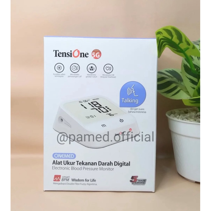 Alat Ukur Tekanan Darah Digital TensiOne 5G