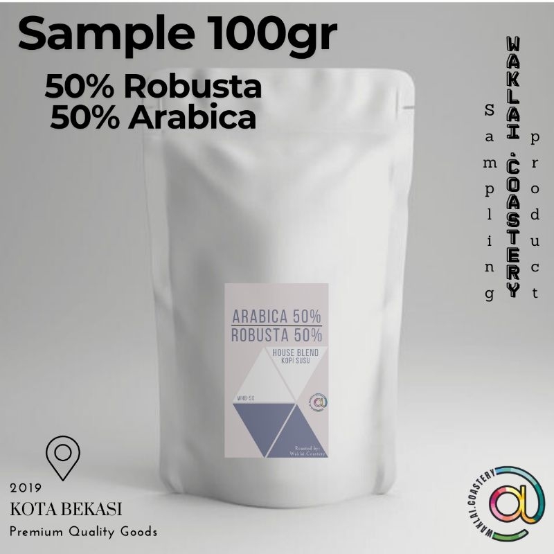 

biji kopi blend 50A/50R kopi susu series 100gr