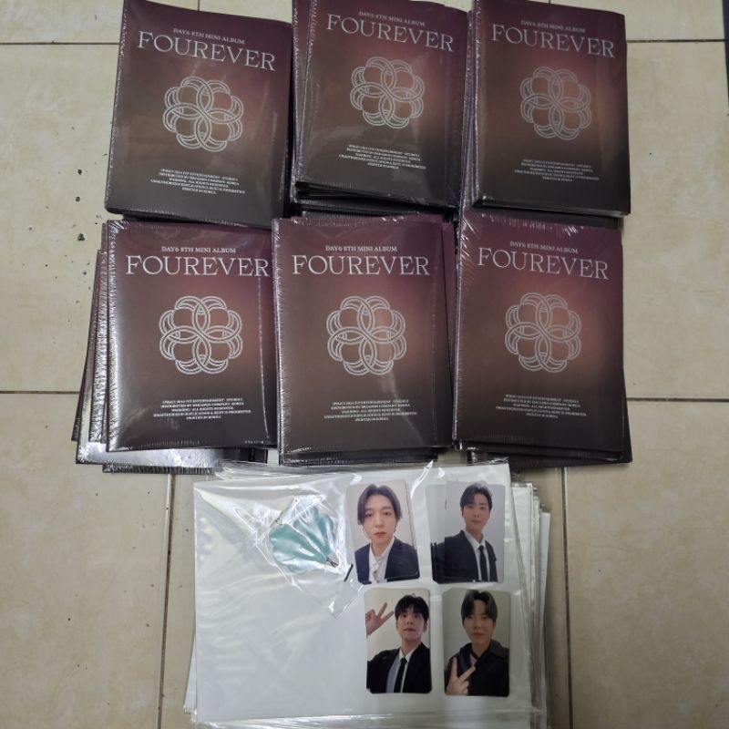 [READY STOCK] DAY6 - FOUREVER ALBUM + POB MECIMA Sungjin Young K Wonpil Dowoon Photocard PC Photoboo