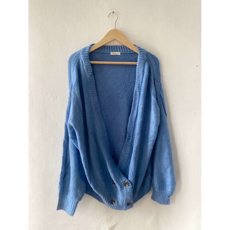 CARDIGAN RAJUT KIMONO KANCING OVERSIZED By Earth music ecology