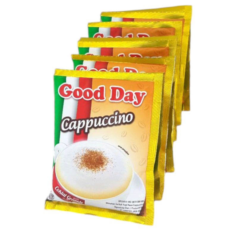 

Goodday Cappucino 1 renteng isi 10 sachet