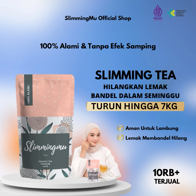SlimmingMu Slimming Tea & Detox Tea | Teh Pelangsing Herbal | Teh Detox Herbal Ampuh